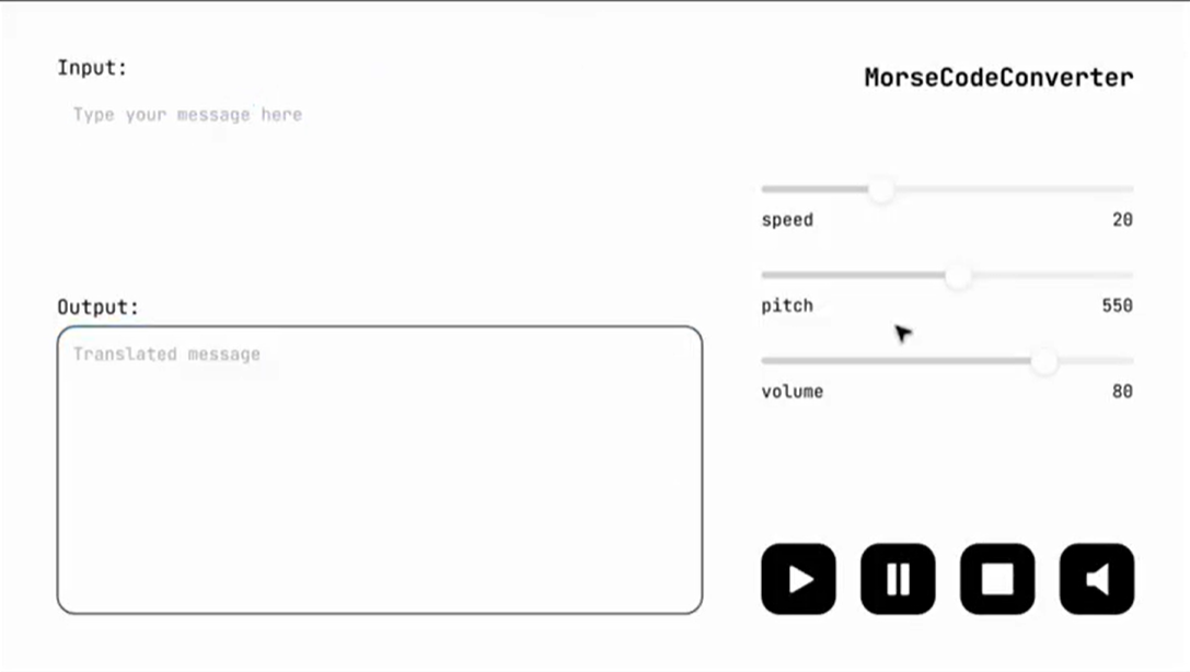 Morse Code Converter